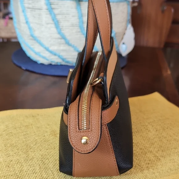 Nanette Lepore Black and Tan Purse - Picture 5 of 16